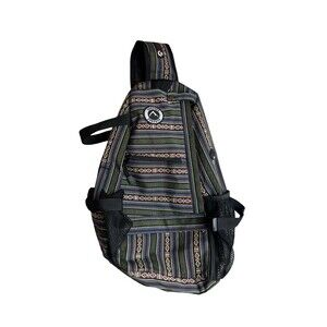 Aurorae Cross body Sling BackPack Multicolored Yoga Mat Bag Holder NWOT